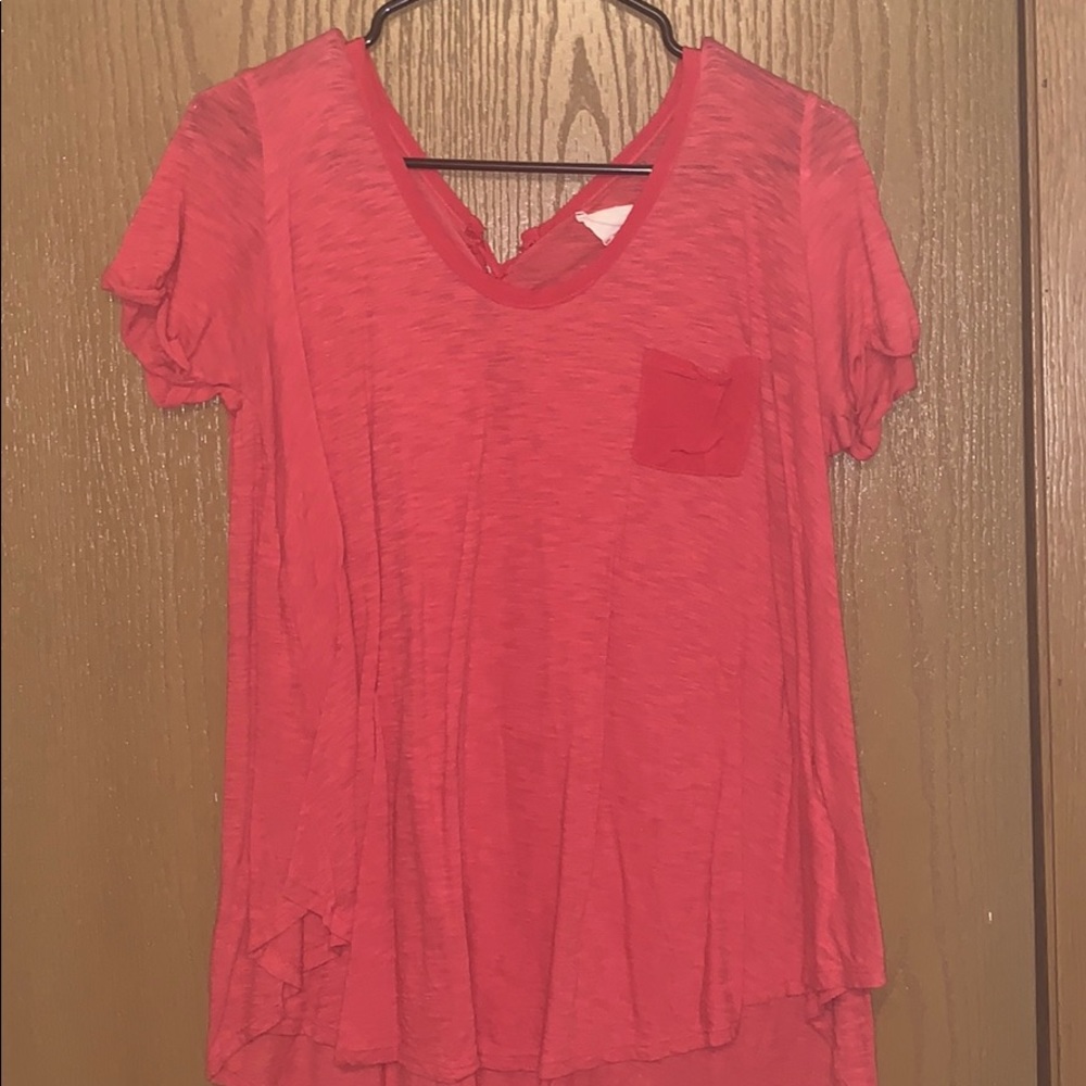 Anthropologie short sleeve blouse.